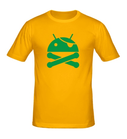 Мужская футболка Андройд пират