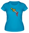 Женская футболка «Нож в сердце» - Фото 1