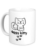 Керамическая кружка «Happy kitty» - Фото 1