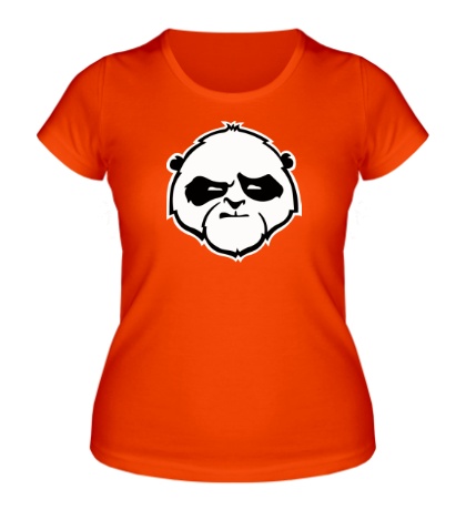 Женская футболка «Хмурая панда»