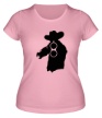 Женская футболка «Охотник с двухстволкой» - Фото 1