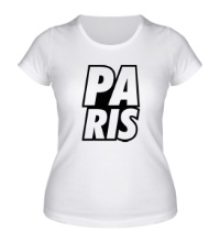 Женская футболка Paris Lines