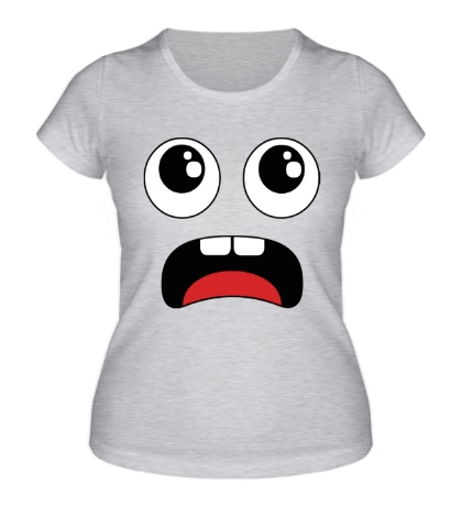 Женская футболка «Terrified Face»