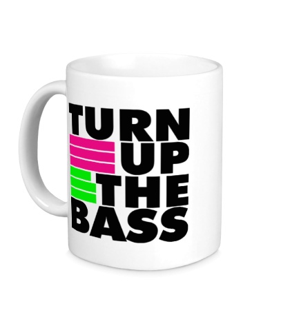 Керамическая кружка Turn Up The Bass