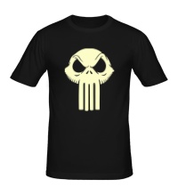 Мужская футболка Punisher Skull Glow
