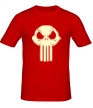 Мужская футболка «Punisher Skull Glow» - Фото 1