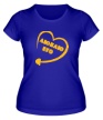 Женская футболка «Сердце, люблю его» - Фото 1
