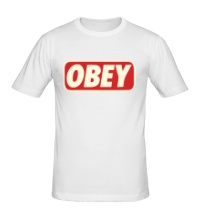 Мужская футболка Obey Glow