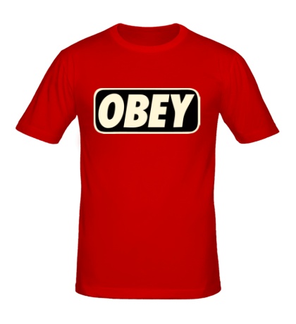Мужская футболка Obey Glow