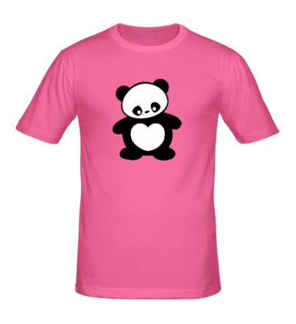 Мужская футболка «Panda heard»