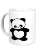 Керамическая кружка «Panda heard» - Фото 1