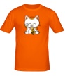 Мужская футболка «Манэки-нэко кошка зовущие счастье» - Фото 1