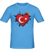Мужская футболка «Ислам в сердце» - Фото 1