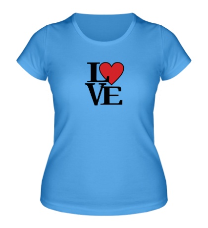 Женская футболка «Love»