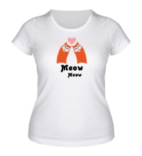 Женская футболка Влюбленные котейки