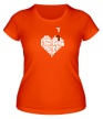 Женская футболка «Heart tetris сердце тетрис» - Фото 1