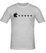 Мужская футболка «Apple pacman» - Фото 1