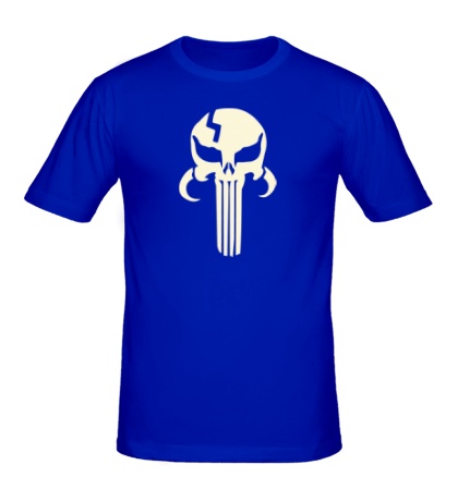 Мужская футболка «Mandalorian Punisher glow»