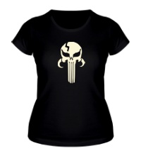 Женская футболка Mandalorian Punisher glow