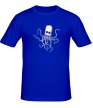Мужская футболка «Скелет осьминога, свет» - Фото 1