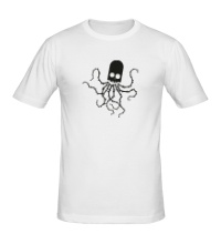 Мужская футболка Скелет осьминога