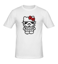 Мужская футболка Kitty storm trooper