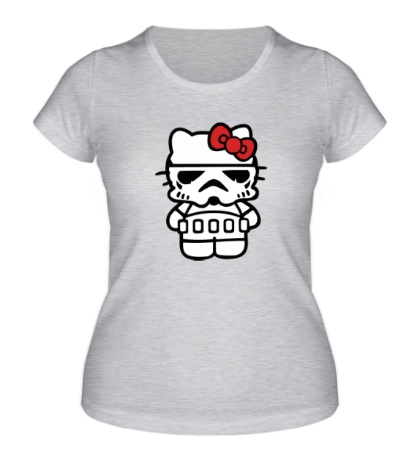 Женская футболка Kitty storm trooper