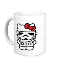 Керамическая кружка Kitty storm trooper