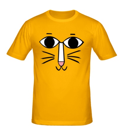 Мужская футболка «Взгляд кота»