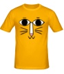 Мужская футболка «Взгляд кота» - Фото 1