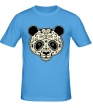 Мужская футболка «Расписная панда, свет» - Фото 1