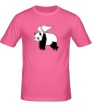 Мужская футболка «Панда с крыльями» - Фото 1