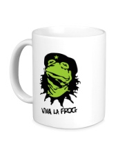 Керамическая кружка Viva la Frog