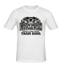 Мужская футболка Musclewise Train Hard