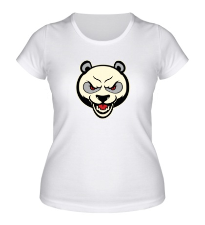 Женская футболка «Angry panda glow»
