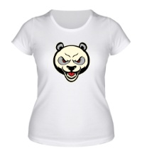 Женская футболка Angry panda glow