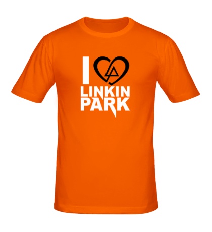 Мужская футболка I love linkin park
