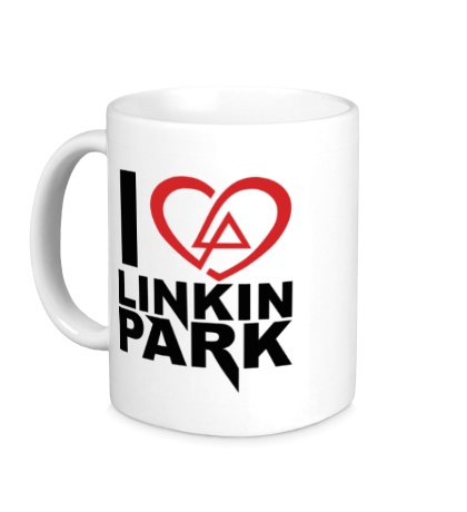 Керамическая кружка «I love linkin park»