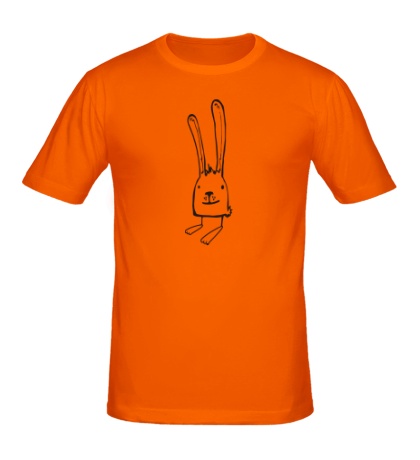 Мужская футболка Ушастый заяц