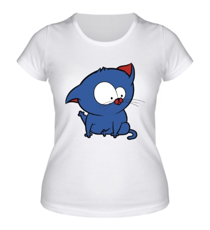 Женская футболка «Котенок»