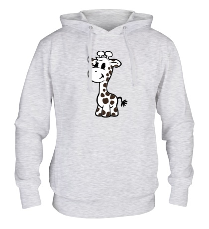 Толстовка с капюшоном «Маленький жираф»