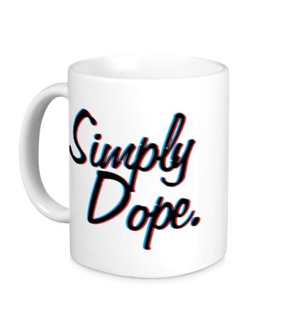 Керамическая кружка «Simply Dope»