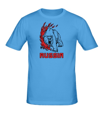Мужская футболка Fire Russia