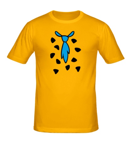 Мужская футболка Галстук из мультика флинстоун, Flintstones