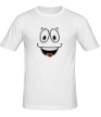 Мужская футболка «Радостный смайлик» - Фото 1