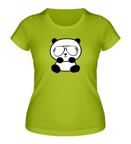 Женская футболка «Стильная панда»