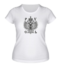Женская футболка Царская Русь