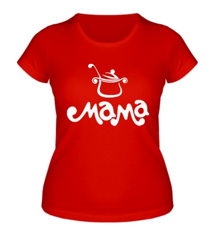 Женская футболка Мама повар