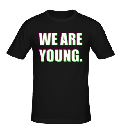 Мужская футболка «We are young»