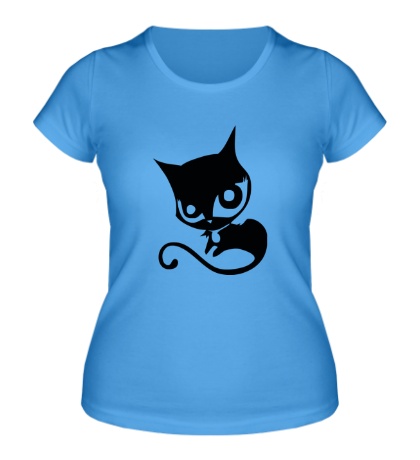 Женская футболка Doom Kitty